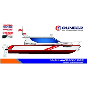 Speed Boat Ambulans 10 Meter Fiberglass