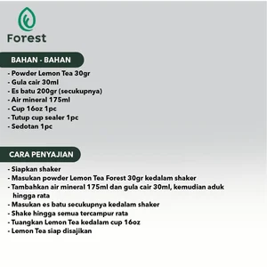 BUBUK MINUMAN LEMON TEA KEMASAN 1000gr