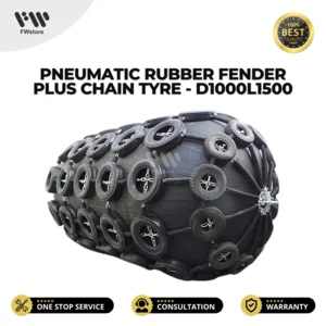 Pneumatic Rubber Fender Plus Chain-Tyre – D1000L1500