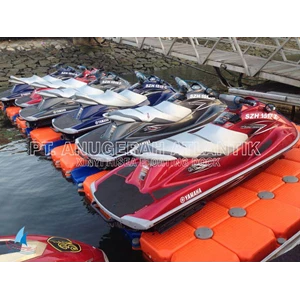 Dermaga Jet Ski Apung - Modular Float System - Floating Dock - Kubus Apung Hdpe - Kubus Apung Plastik - Ponton Hdpe - Ponton Plastik - Cube Float