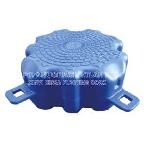Kubus Apung Hdpe Single Half Blue - Modular Float System - Floating Dock - Kubus Apung Hdpe - Kubus Apung Plastik - Ponton Hdpe - Ponton Plastik - Cube Float