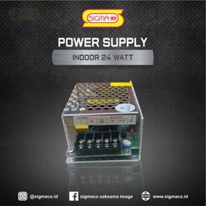 Power Supply Indoor 12 Volt 24 Watt 2 Ampere