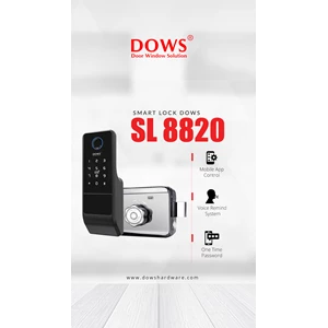 Handle Pintu Dows 8820 Smart Door Lock Finger Print Garansi Resmi