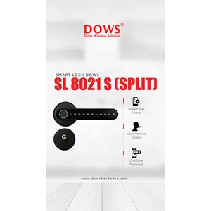 Handle Pintu Dows 8021 Smart Door Lock Finger Print Garansi Resmi