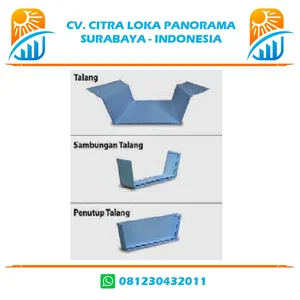 Penutup Talang UPVC Rooftop Doff
