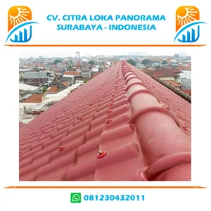 UPVC Roof Tile RoyalRoof Thickness ± 2.6 mm
