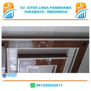 Plafon Pvc Tipe Gold Plafonesia (1 Box Isi 10 Pcs)