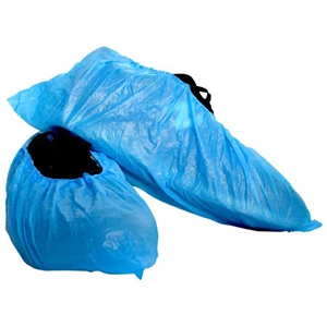 Devall Disposable Pe Blue Shoe Cover
