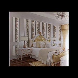 Wallpaper Dinding Davinci Motif Batik dan Garis Vertikal Tipe DV305 Panjang 10 Meter x Lebar 53 Cm Kertas Dinding