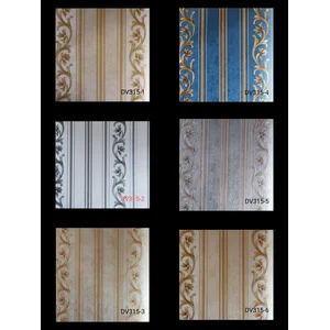 Wallpaper Dinding Untuk Ruang Tamu dan Kamar Tidur Merk Davinci Tipe DV315 Panjang 10 Meter x Lebar 53 Cm Kertas Dinding