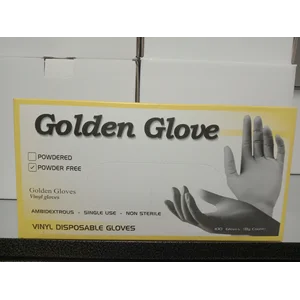 Sarung Tangan Golden Glove Vinyl Disposable Gloves