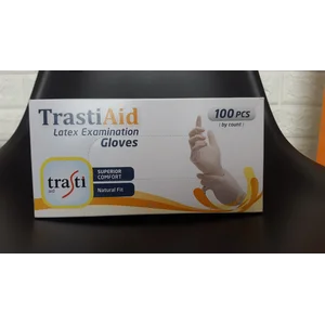 Sarung Tangan Latex Examination Gloves Trasti Aid
