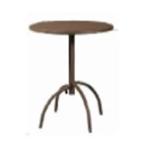 Andrew Steel Table Light Brown Dia70*72