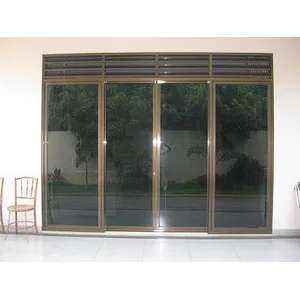 Pintu Aluminium Kaca (Kusen Pintu)