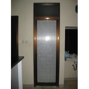 Pintu Aluminium Kaca (Kusen Pintu)