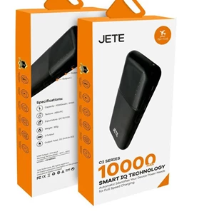 Jete Power Bank C2 10000Mah Fast Charging+Smart Iq Technology