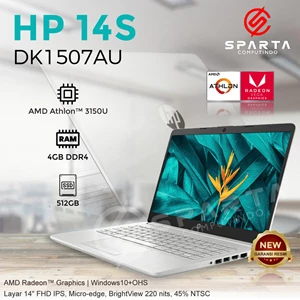 Laptop Hp 14S Dk1507au Ram4gb Amd Athlon 3050U Ssd512gb 14Fhd Ips Amd Radeon