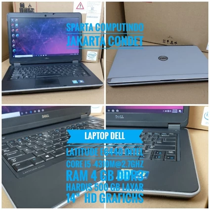 Dari Laptop Notebook Dell Latitude E6440 Core I5-4310M Ram 4 Gb 0