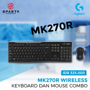 Keyboard Mouse Wireless Logitech Mk270r