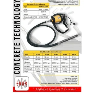 Concrete Vibrator Electric Merk Dingo 