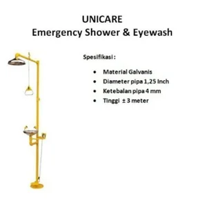 EMERGENCY SHOWER EYEWASH UNICARE / EMERGENCY EYEWASH