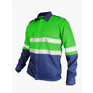 e  Baju Atasan Wearpack K3 Kemeja Kerja Kombinasi Lengan Panjang / Baju Kerja Proyek /Seragam Kerja / Baju Safety Atasan