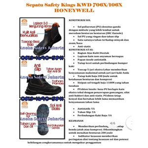 Sepatu Safety Kings Kwd 706X/106X Honeywell