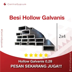 Besi Hollow Galvanis 0.28 2X4