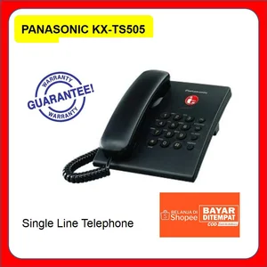 Telepon Kabel Panasonic Tipe Kx-Ts505 Black