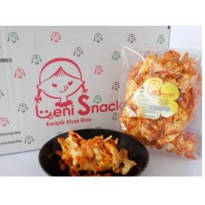 Snack Keripik Emping Leni Snacks Manis Pedas