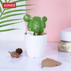Aonez Artificial Flower Bunga Tanaman Hiasan Tanaman Kaktus Buatan 