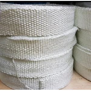 Fiber glass tape for heat-resistant gaskets or seals