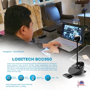Webcam Logitech Bcc950 Video Conference - Garansi Resmi 2 Tahun
