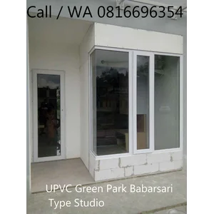 Jendela Upvc Sudut Rumah Bahan Material Import 