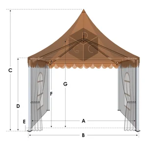 Tenda Sarnafil 300 X 300 X 380 Cm