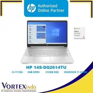 LAPTOP Notebook HP 14s-dq2614TU - i3-1115G4 4GB 512GB 14