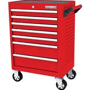 Red-28" 7 Drawer Roller Cabinet Kennedy Ken5942320k