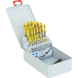 1-13.00Mm X 0.5Mm Hss-Tin Drills (Set-25) Mata Bor Swisstech Swt1259020a