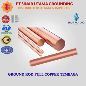 Ground Rod Pure Copper 5/8Inc 4 Meter 6500gram