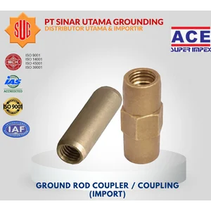 Ground Rod Coupling 5/8 Inc Sok Ground Rod 5/8 Inc ACE Super Impex