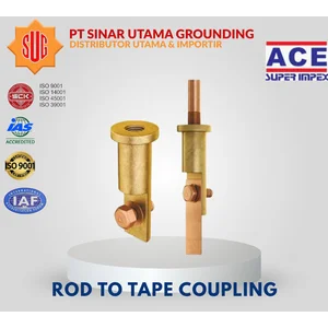 Rod To Tape Coupling 5/8” 25 x 3 mm / Grounding Rod Clamp Type B