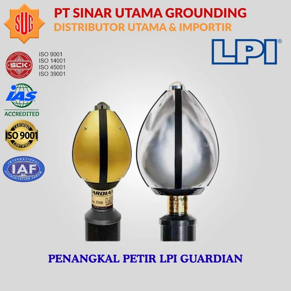 Penangkal Petir Lightning Protection LPI Guardian Cat 1