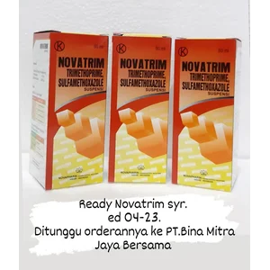 Novatrim Sirup 60ml (Sulfamethoxazole dan Trimethoprim)