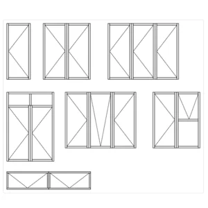 Jendela Aluminium Side / Top Hung