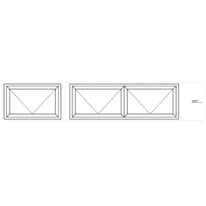 Jendela Aluminium Electric Top Hung
