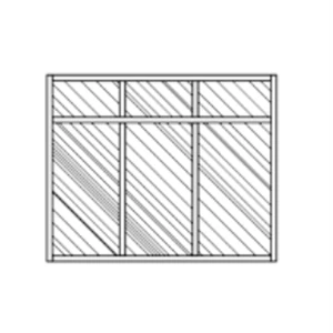 Aluminum Frame Glass Partition