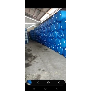Blue Plastic Drum Packaging 200 Liters