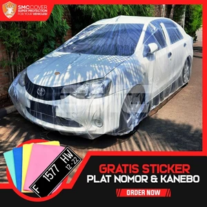 Sarung / Cover Mobil Plastik Disposable - Hatchback