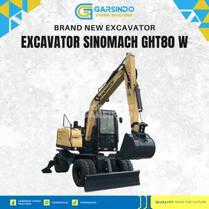 Brand New Wheel Excavator Crawler – Sinomach GHT 80W Kapasitas Kelas 8 Ton