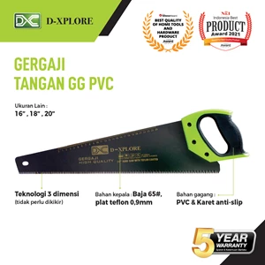 Gergaji Tangan / Gergaji Kayu Gg PVC D-Xplore